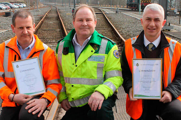 Lifesaving action at Alston Traincare