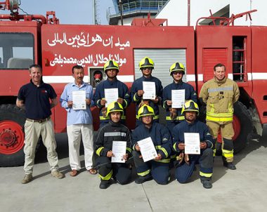 Training Firefighters in Afghanistan